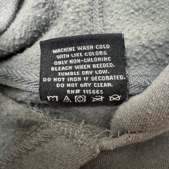 Vintage Naruto Shippuden Hoodie Men's Large Gray Shonen Jump Anime VIZ Media Y2K - Picture 5 of 8